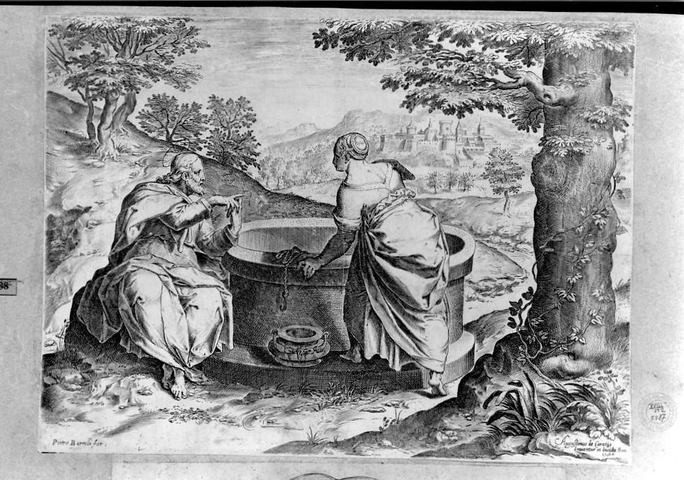 Cristo e la samaritana al pozzo - Collezione Remondini. Bassano del Grappa. Vicenza